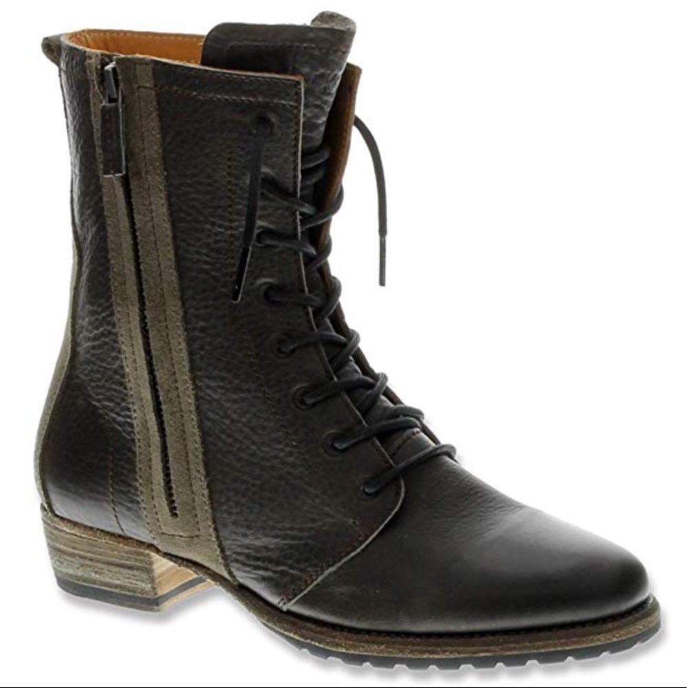 Welt Distress Goodyear Leather LaceUp Combat Boot - Picture 6 of 6